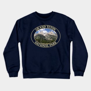 Mountains at Grand Teton National Park in Wyoming Crewneck Sweatshirt